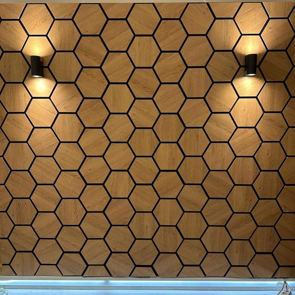 Hexagon Akustik Duvar Panelleri